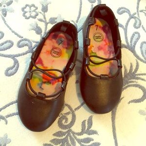 Black dress shoes size 7 toddler